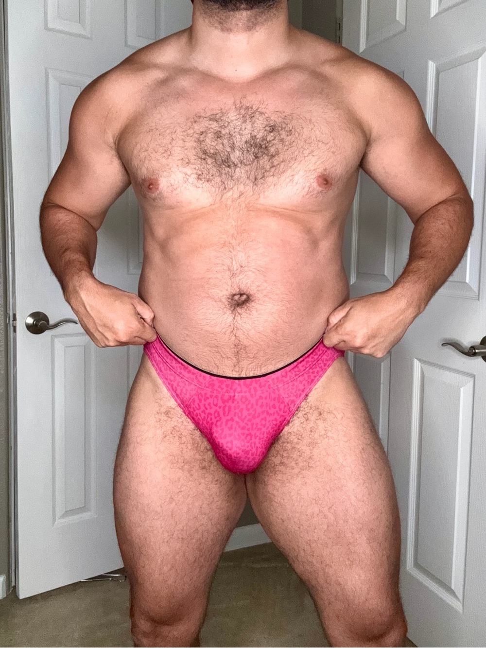 2XIST Hot Pink Leopard-Print Bikini Brief